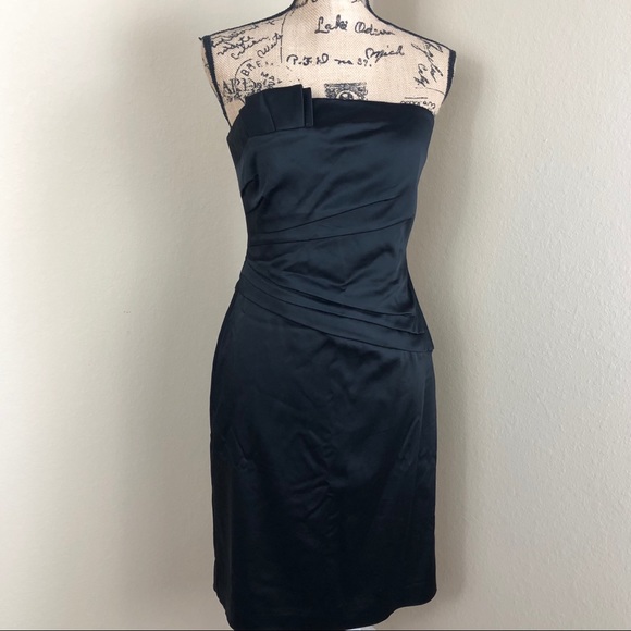 White House Black Market Dresses & Skirts - White House Black Market Black Strapless Dress 6